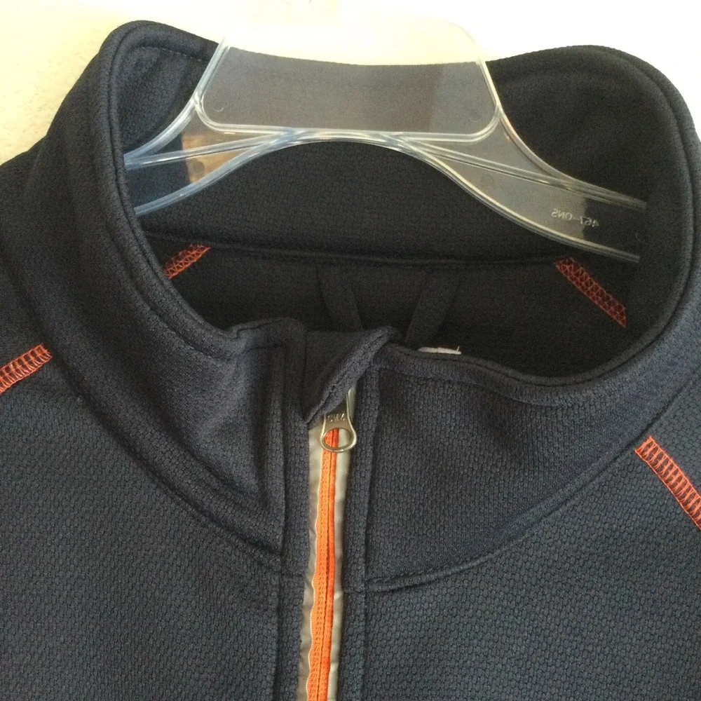 NFL Men’s Chicago Bears Football Fleece Zip Up Jacket Blue Sz XL